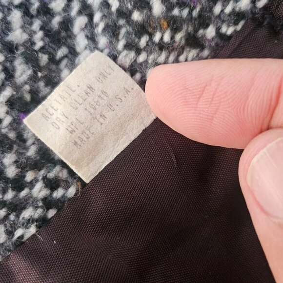 Studio C Women Long Coat Wool Blend Warm Winter Jacket Made in USA Size L - Picture 13 of 14